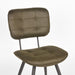 Label51 Eetkamerstoel Gus - Army green - Microfiber-Eetkamerstoelen-LABEL51