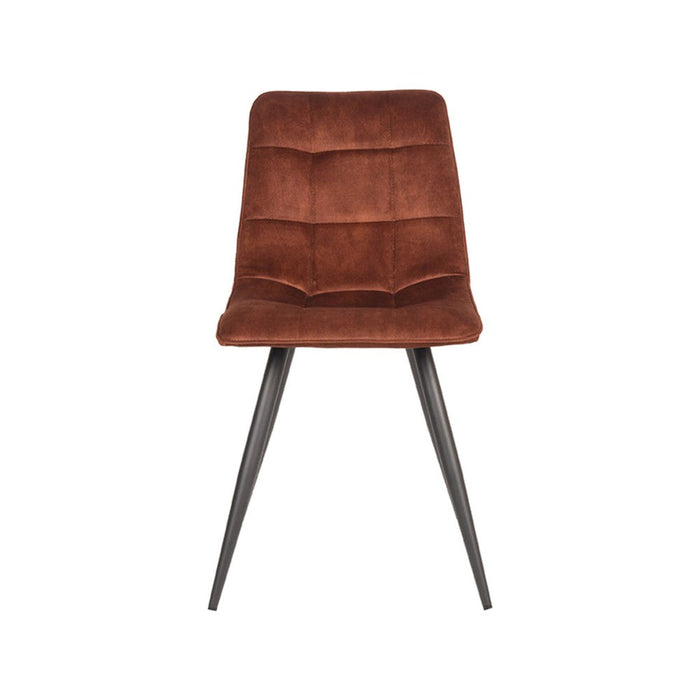 Label51 Eetkamerstoel Jelt - Rust - Velours-Eetkamerstoelen-LABEL51