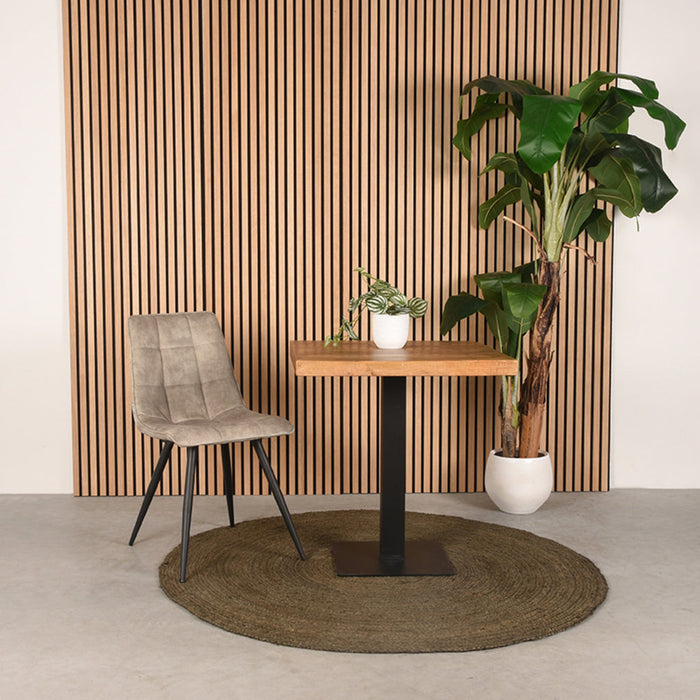 Label51 Eetkamerstoel Jelt - Sand - Velours-Eetkamerstoelen-LABEL51