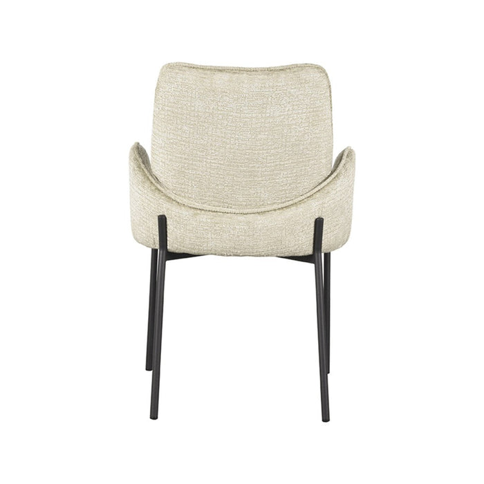 Label51 Eetkamerstoel Joni - Beige - Fluweel-Eetkamerstoelen-LABEL51