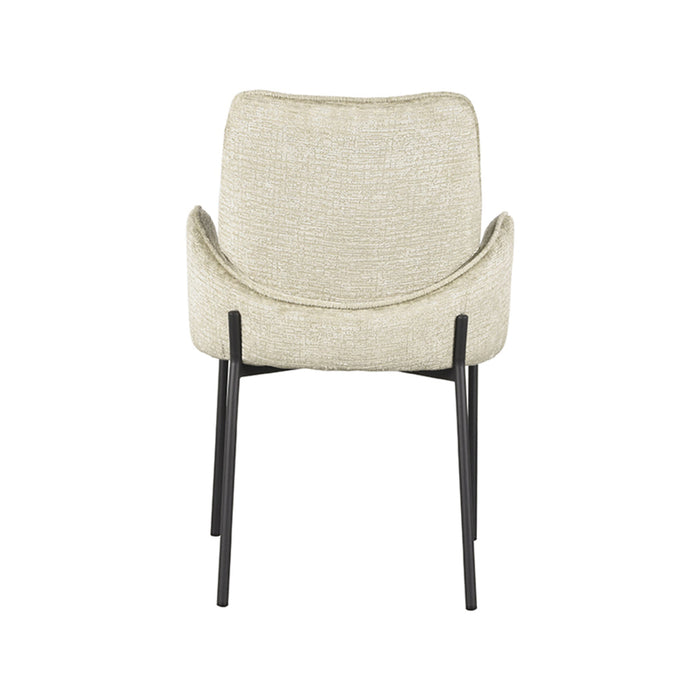 Label51 Eetkamerstoel Joni - Beige - Fluweel-Eetkamerstoelen-LABEL51