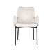 Label51 Eetkamerstoel Joni - crème - Fluweel-Eetkamerstoelen-LABEL51