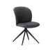 Label51 Eetkamerstoel Kimo | Antraciet | 360 ° | 50x54x87 cm-Eetkamerstoelen-LABEL51