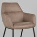 Label51 Eetkamerstoel Lenny - Taupe - Micro Suede-Eetkamerstoelen-LABEL51