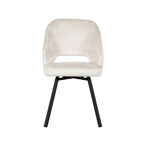 Label51 Eetkamerstoel Lewis - Beige - Fluweel-Eetkamerstoelen-LABEL51