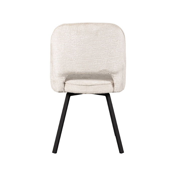 Label51 Eetkamerstoel Lewis - Beige - Fluweel-Eetkamerstoelen-LABEL51