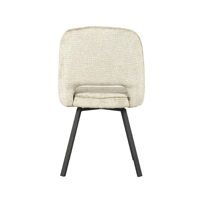 Label51 Eetkamerstoel Lewis - Beige - Fluweel-Eetkamerstoelen-LABEL51