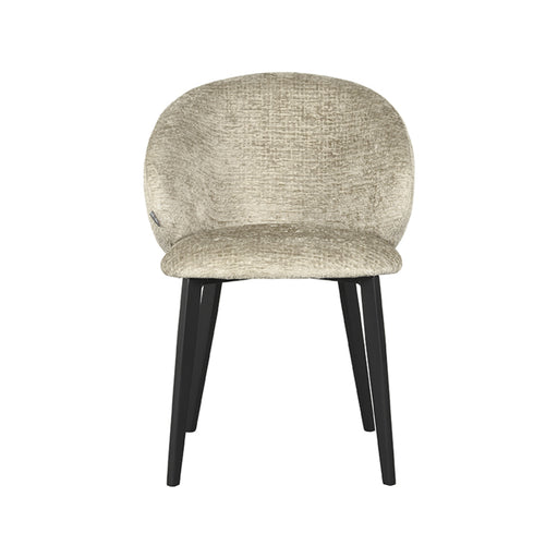 Label51 Eetkamerstoel Logan - Beige - Fluweel-Eetkamerstoelen-LABEL51