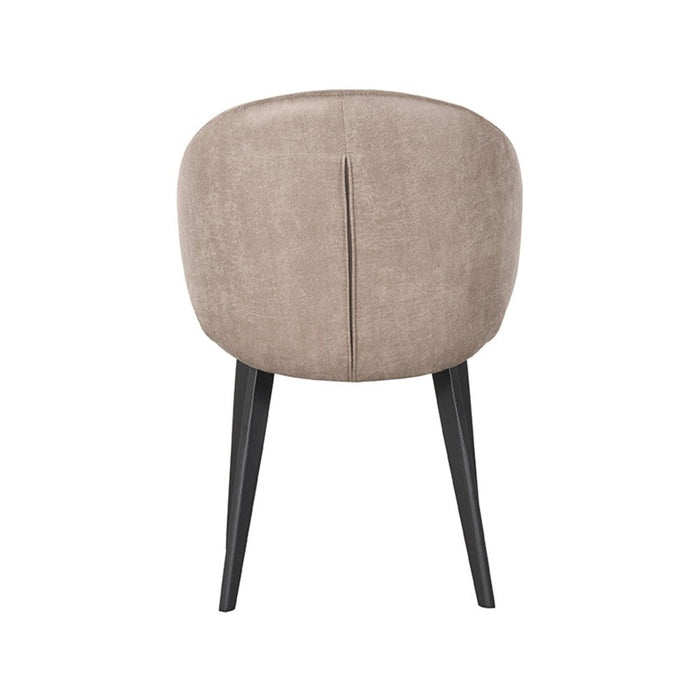 Label51 Eetkamerstoel Logan - Taupe - Micro Suede-Eetkamerstoelen-LABEL51
