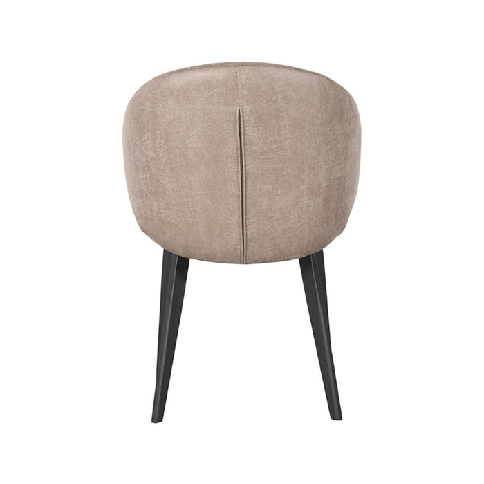 Label51 Eetkamerstoel Logan - Taupe - Micro Suede-Eetkamerstoelen-LABEL51