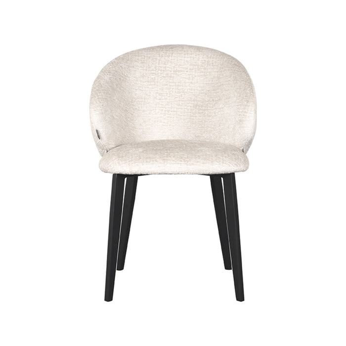 Label51 Eetkamerstoel Logan - crème - Micro Suede-Eetkamerstoelen-LABEL51