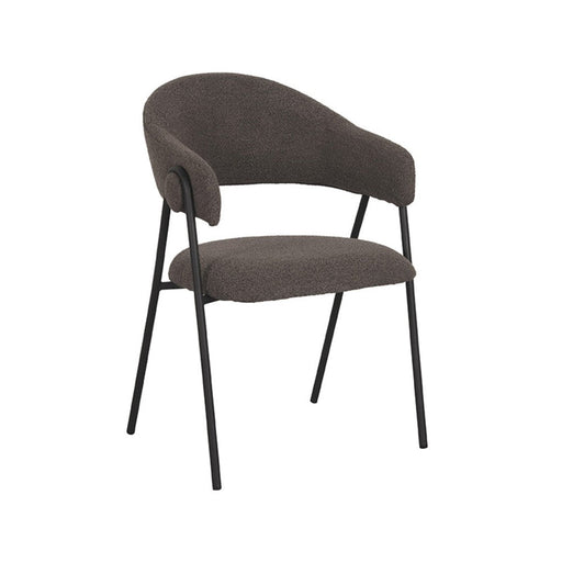 Label51 Eetkamerstoel Lowen - Bruin - Boucle-Eetkamerstoelen-LABEL51