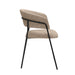 LABEL51 Eetkamerstoel Luuk - Clay - Elite - Zwart Metalen Frame-Eetkamerstoelen-LABEL51