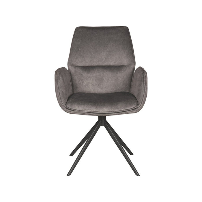 Label51 Eetkamerstoel Mellow 58x63x92 cm Cosmo Antraciet-Eetkamerstoelen-LABEL51