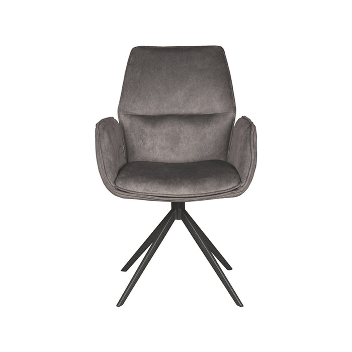 Label51 Eetkamerstoel Mellow 58x63x92 cm Cosmo Antraciet-Eetkamerstoelen-LABEL51