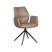 Label51 Eetkamerstoel Mellow 58x63x92 cm Taupe micro Suede-Eetkamerstoelen-LABEL51