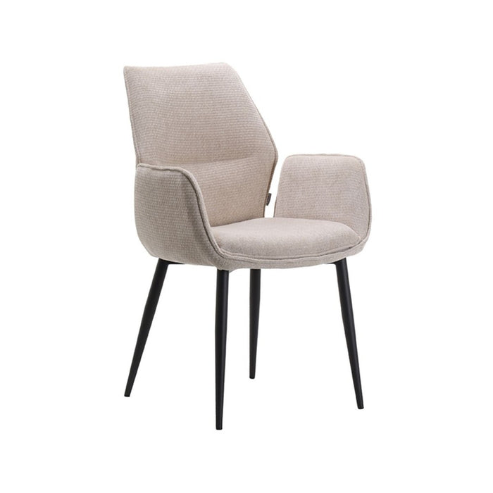 Label51 Eetkamerstoel Morris - Naturel - Stof-Eetkamerstoelen-LABEL51