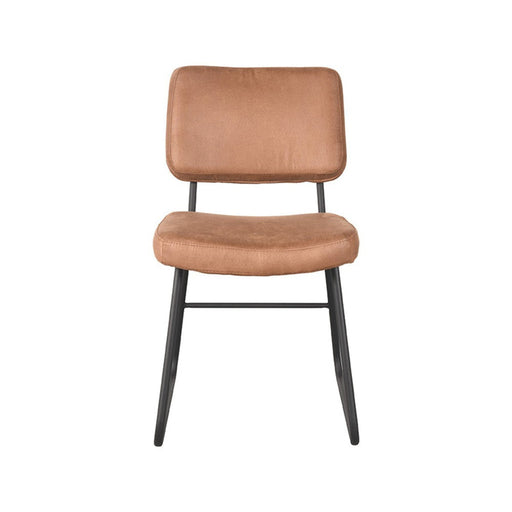 Label51 Eetkamerstoel Noah - Cognac - Micro Suede-Eetkamerstoelen-LABEL51
