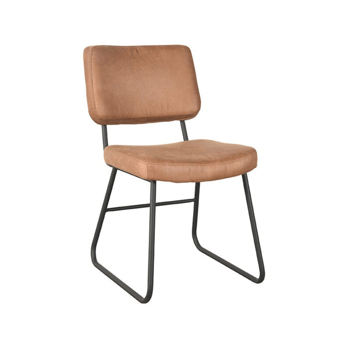Label51 Eetkamerstoel Noah - Cognac - Micro Suede-Eetkamerstoelen-LABEL51