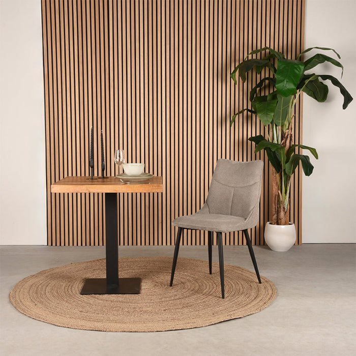 Label51 Eetkamerstoel Riv 47x59x88 cm - Clay - Stof-Eetkamerstoelen-LABEL51