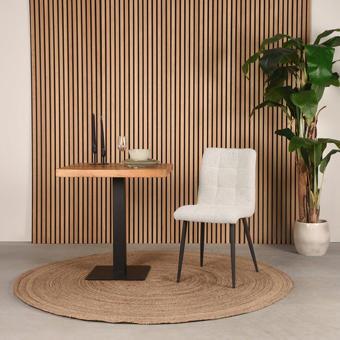 Label51 Eetkamerstoel Sam - Naturel - Stof-Eetkamerstoelen-LABEL51