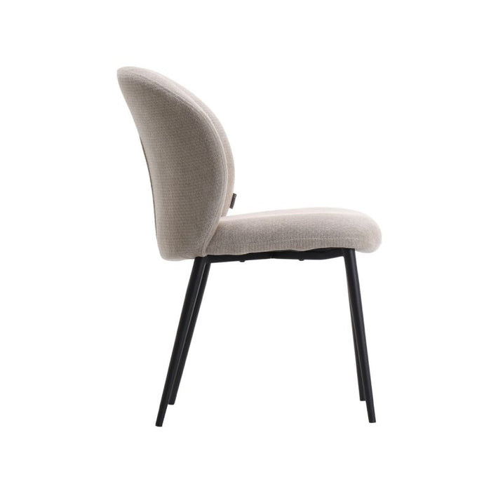 Label51 Eetkamerstoel Vino - Naturel - Stof-Eetkamerstoelen-LABEL51