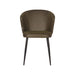 Label51 Eetkamerstoel Wave - Army green - Microfiber-Eetkamerstoelen-LABEL51