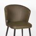 Label51 Eetkamerstoel Wave - Army green - Microfiber-Eetkamerstoelen-LABEL51