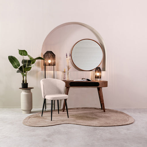 Label51 Eetkamerstoel Wave - Naturel - Boucle-Eetkamerstoelen-LABEL51