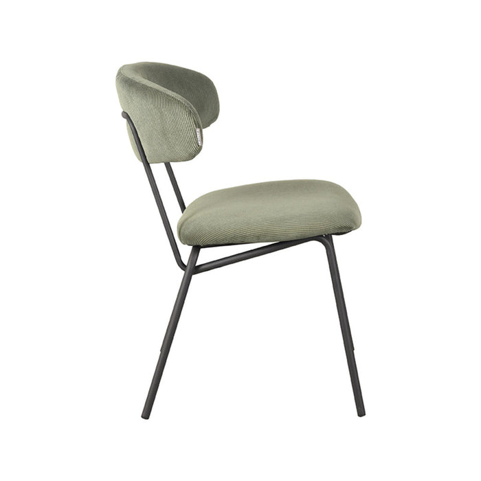 Label51 Eetkamerstoel Zack - Forest - Ribcord-Eetkamerstoelen-LABEL51