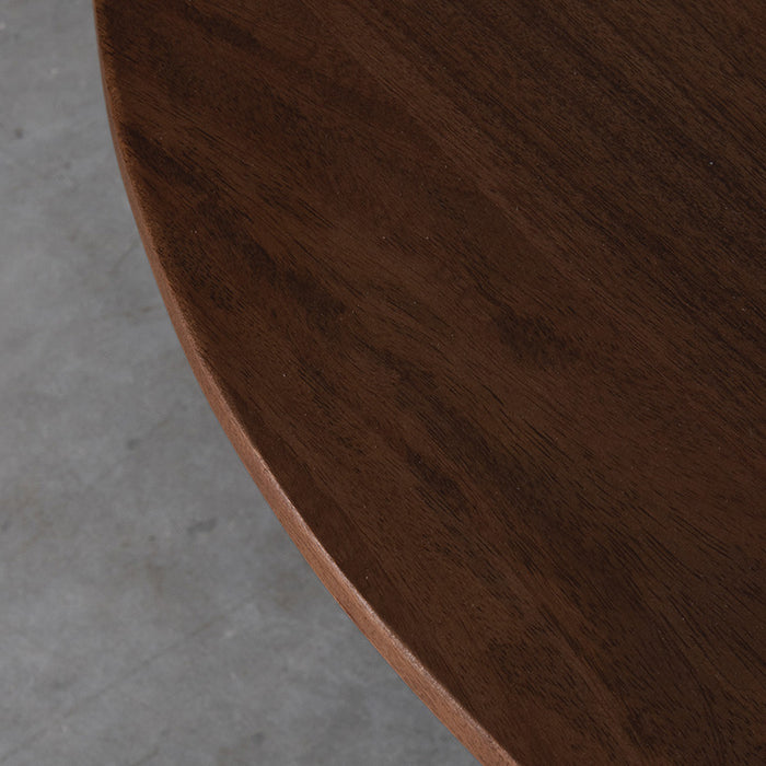 LABEL51 Eetkamertafel Rosie - Espresso - Mangohout - 140 cm-Eettafels-LABEL51