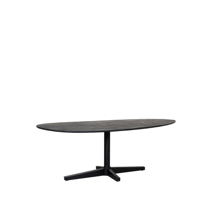 LABEL51 Eetkamertafel Rosie - Zwart - Mangohout - 180 cm-Eettafels-LABEL51