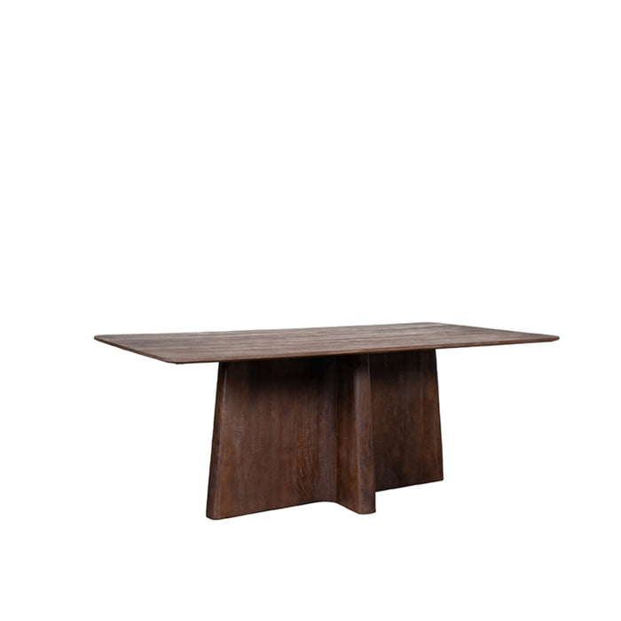 LABEL51 Eetkamertafel Scott - Espresso - Mangohout - 200 cm-Eettafels-LABEL51