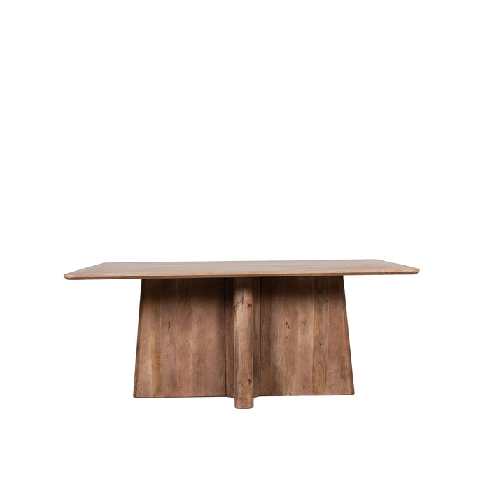 LABEL51 Eetkamertafel Scott - Nature Smooth - Mangohout - 200 cm-Eettafels-LABEL51