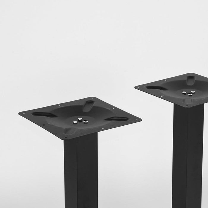 Label51 Eetkamertafel Tafelpoot Dubbel - Zwart - Metaal - Dubbel - 71 cm-Tafelpoten-LABEL51