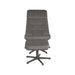 Label51 Fauteuil Alvar - Antraciet - Cosmo - Incl. Hocker-Fauteuils-LABEL51