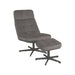 Label51 Fauteuil Alvar - Antraciet - Cosmo - Incl. Hocker-Fauteuils-LABEL51