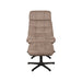 Label51 Fauteuil Alvar - Taupe - Boucle - Incl. Hocker-Fauteuils-LABEL51