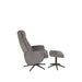 Label51 Fauteuil Bergen - Antraciet - Cosmo - Incl. Hocker-Fauteuils-LABEL51