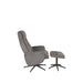 Label51 Fauteuil Bergen - Antraciet - Cosmo - Incl. Hocker-Fauteuils-LABEL51