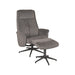 Label51 Fauteuil Bergen - Antraciet - Cosmo - Incl. Hocker-Fauteuils-LABEL51
