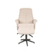 Label51 Fauteuil Bergen - Naturel - Boucle - Incl. Hocker-Fauteuils-LABEL51
