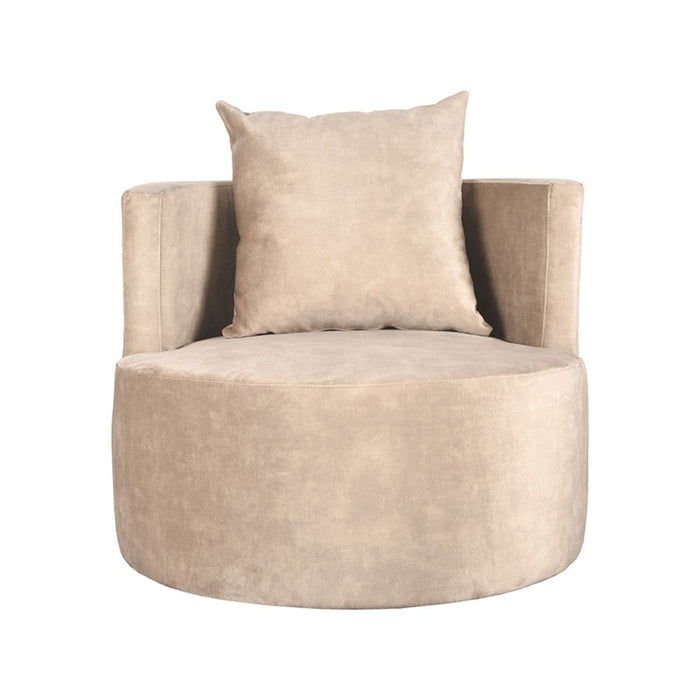 Label51 Fauteuil Evy - Zand - Velours 90 cm-Fauteuils-LABEL51