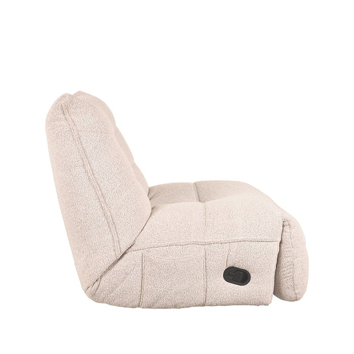 Label51 Fauteuil Take It Easy - Natural Bouclé | Draaibaar & Schommelbaar-Fauteuils-LABEL51