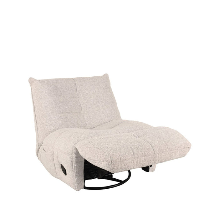 Label51 Fauteuil Take It Easy - Natural Bouclé | Draaibaar & Schommelbaar-Fauteuils-LABEL51