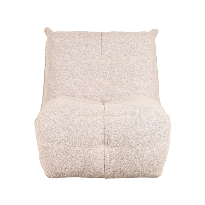 Label51 Fauteuil Take It Easy - Natural Bouclé | Draaibaar & Schommelbaar-Fauteuils-LABEL51