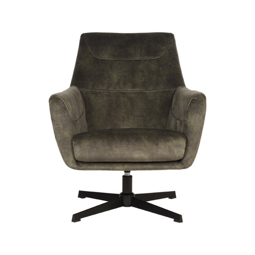 Label51 Fauteuil Toby - Hunter - Velours - Draaibaar-Fauteuils-LABEL51