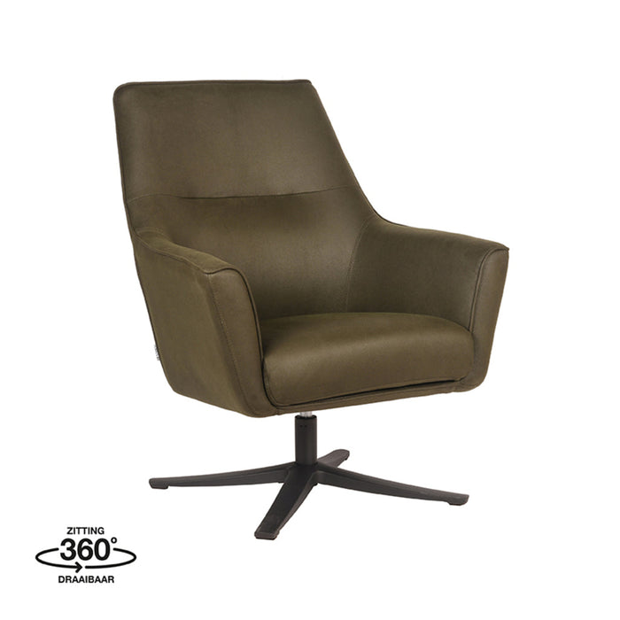Label51 Fauteuil Tod - Army green - Microfiber-Fauteuils-LABEL51