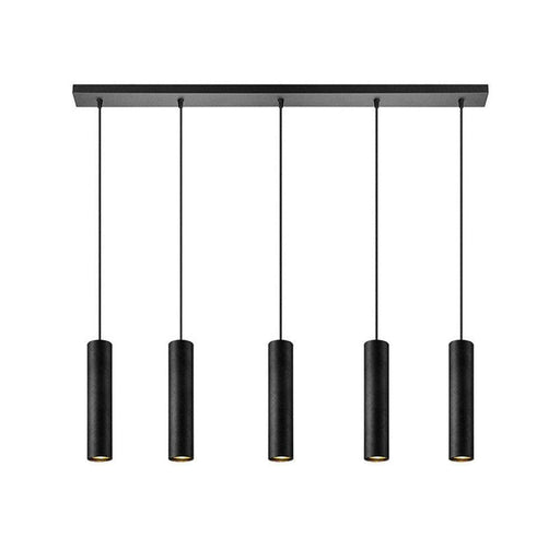 Label51 Hanglamp Ferroli - Zwart - Metaal - 5-lichts-Hanglampen-LABEL51