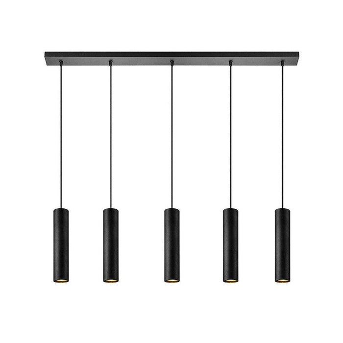 Label51 Hanglamp Ferroli - Zwart - Metaal - 5-lichts-Hanglampen-LABEL51